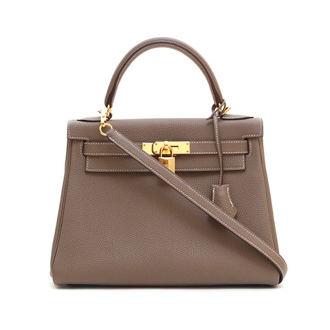 Hermes Hermes Kelly 28 Handtasche C Gravur Greju P13470