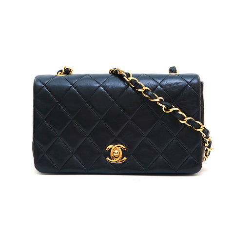 シャネル CHANEL ココマーク フルフラップ マトラッセ19 ラムスキン チェーン ショルダーバッグ ブラック P13489 – NUIR  VINTAGE