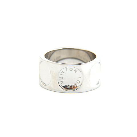 vuitton silver ring