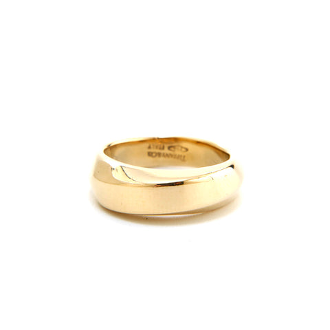 Tiffany Tiffany＆Co。戒指YG750 6.1G 47尺寸8戒指 /戒指金P13513