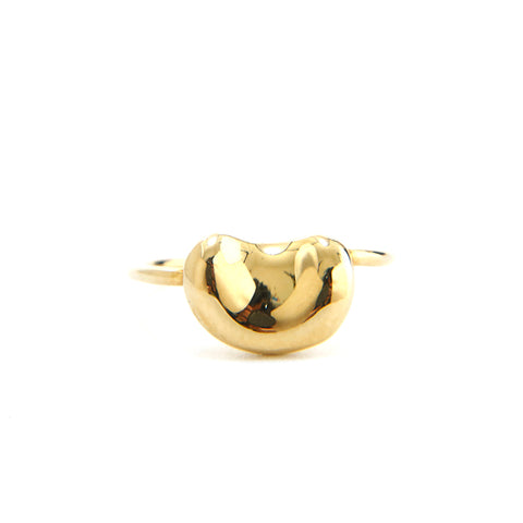Tiffany Tiffany & Co. Bean Design Ring YG18K 2,0G 47 Größe 8 Ring / Ring Gold P13514