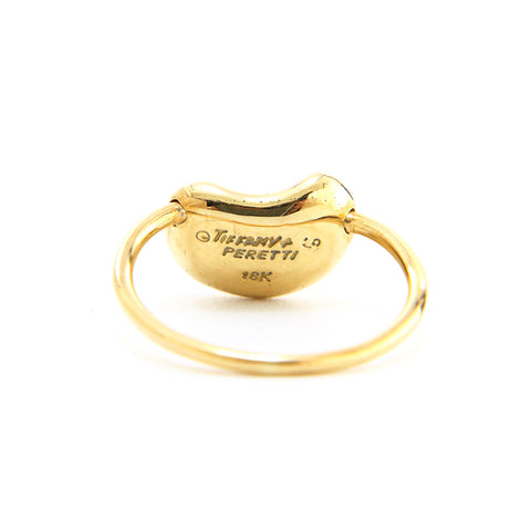 ティファニー TIFFANY&Co. ビーンデザインリング YG18K 2.0g 47サイズ 8号  リング・指輪 ゴールド P13514