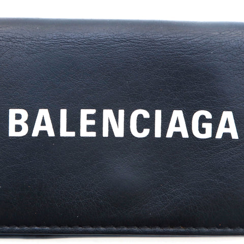 Balenciaga Balenciaga Mini portefeuille de tous les jours portefeuille noir P13520