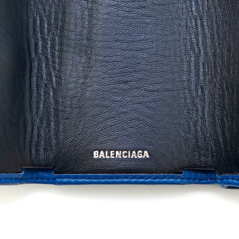 Balenciaga Balenciaga每天迷你钱包三倍钱包蓝色P13525