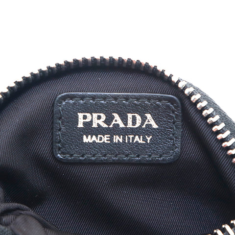 プラダ PRADA テスート ポケット 2WAY ショルダー付き ポーチ ブラック P13532