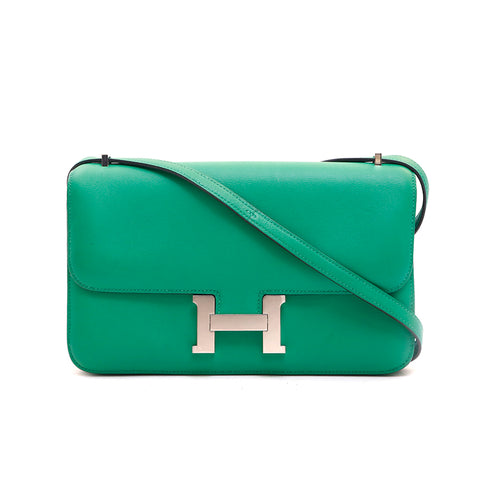 エルメス HERMES コンスタンス ヴォースイフト ショルダーバッグ □R刻印 2014年 カクタス P13542