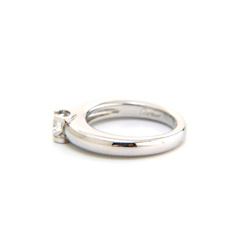 CARTIER CARTIER C REGING RING WG750 8.3G Taille 11 Anneau / anneau argent P13545