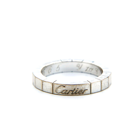 Cartier Raniere Ring WG 750 5.6G尺寸48尺寸9戒指银P13549