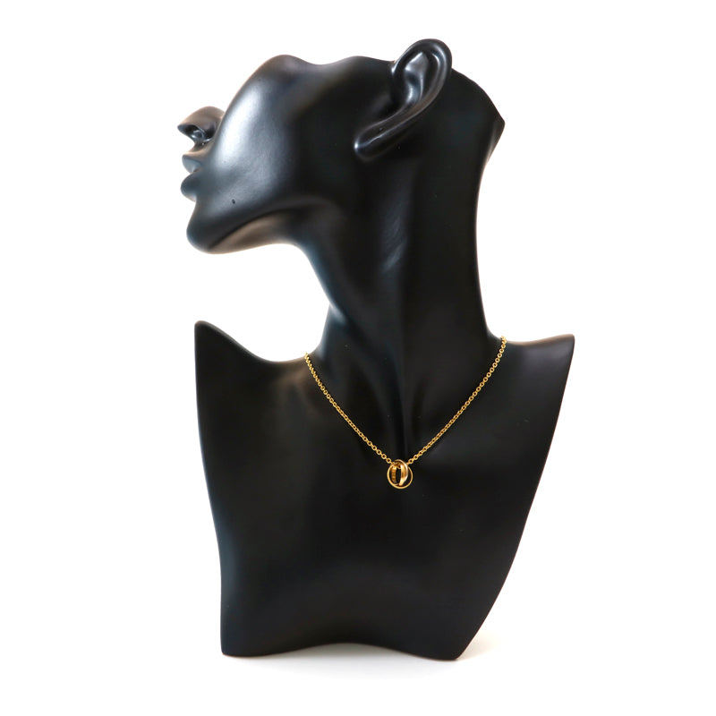 カルティエ CARTIER ベビートリニティネックレス YG WG PG 750 9.0g