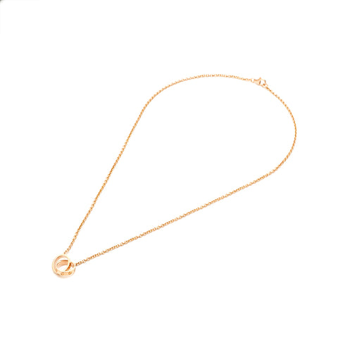 Cartier Baby Love Ring项链PG AU750 7.0G金项链P13566