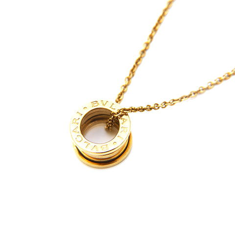 BVLGARI B-Zero One Necklace YG 750 12.2g Gold Necklace P13568