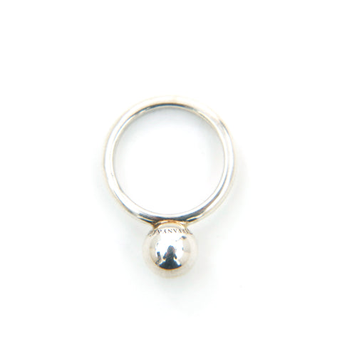 Estate Tiffany & Co. SS Golf Ball Key Ring | Walter Bauman Jewelers