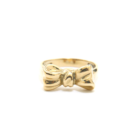 Tiffany Tiffany & Co. Ribbon Ring YG 750 5.44G Size 11 Ring / Ring Gold P13590
