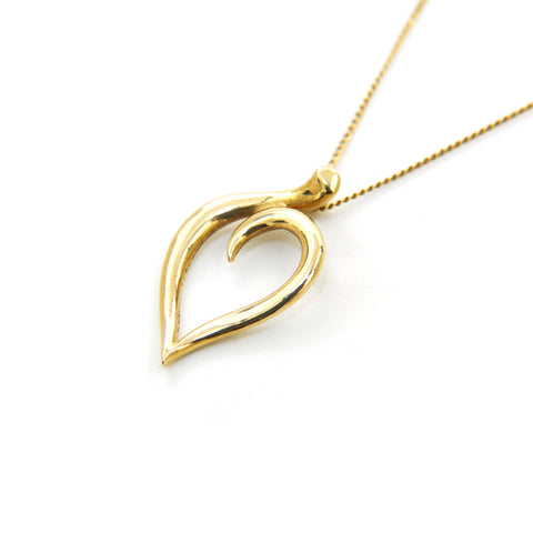 Mini Pave Heart Necklace - Gold – Lucky Star Jewels