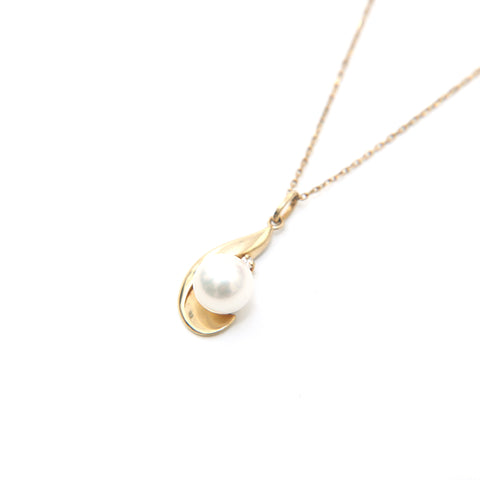 Collier de perles Mikimoto YG K18 2,6G Collier Gold P13629