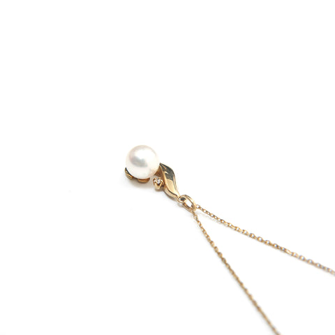 Collier de perles Mikimoto YG K18 2,6G Collier Gold P13629