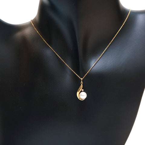 Collier de perles Mikimoto YG K18 2,6G Collier Gold P13629