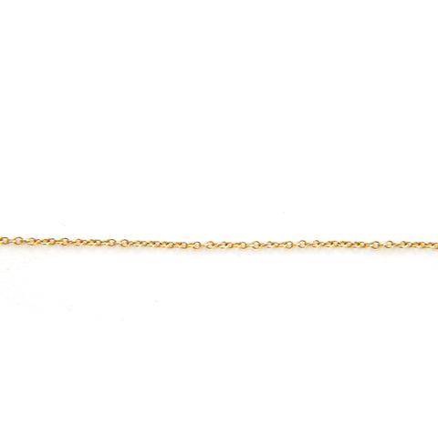 Tiffany Tiffany & Co. par la cour Single Diamond Pendant YG AU750 1,8g Collier Gold P13640