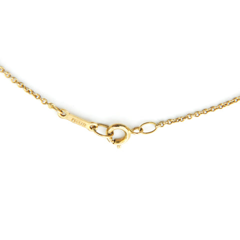 Tiffany Tiffany & Co. Pendre coeur ouvert YG 18K 3,4G Collier Gold P13647