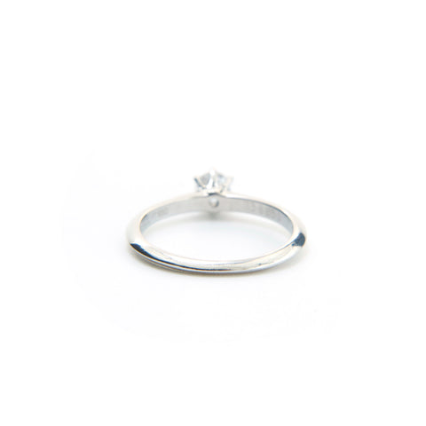 Tiffany Tiffany & Co. Anneau de mariage Platinum PT950 0,25CT 3.0G 52 Taille 13 Ring / Ring Silver P13648