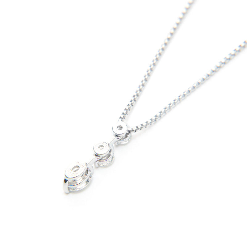 ミキモト パール リースネックレス Pt950 プラチナチェーン MIKIMOTO - MIKIMOTO リース パール ペンダント シルバー