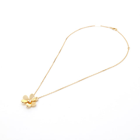 van Cleef&arpels frivol吊坠yg au750 9.0g金项链