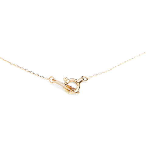 VENDOME AOYAMA Cross Necklace YG K10 0.7G Necklace Gold P13660