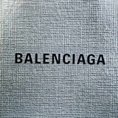 バレンシアガ BALENCIAGA ロゴ ミニ ショルダーバッグ シルバー P13673