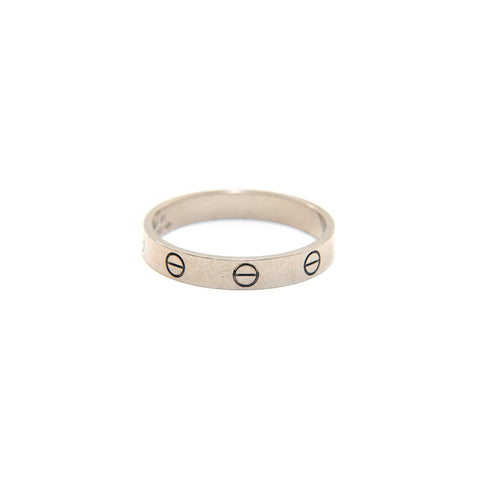 Cartier Cartier Love Ring WG AU750 4.03G 61 Size 21 Ring Ring