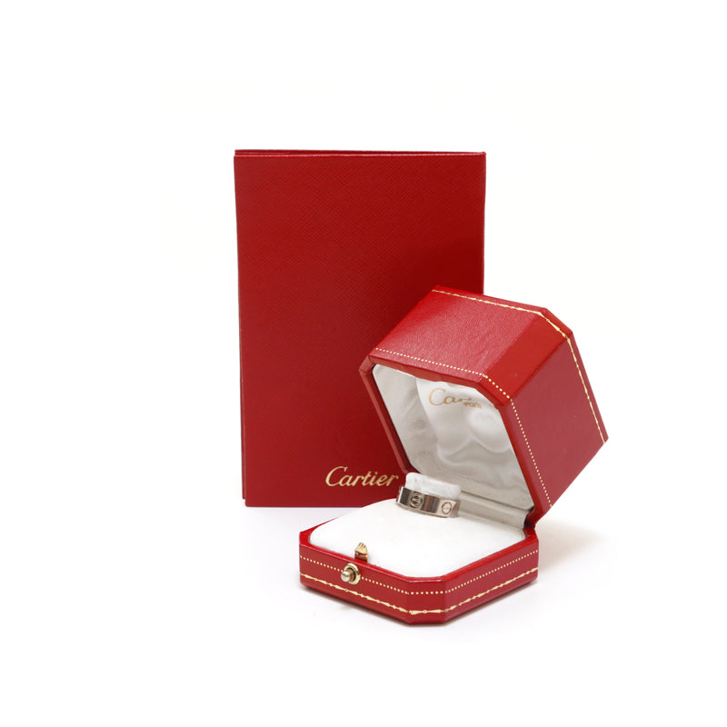 カルティエ❣️ クラシック　ラブリング　YG750 52 カルティエ CARTIER ラブリング WG 750 7.22g 52サイズ 13号