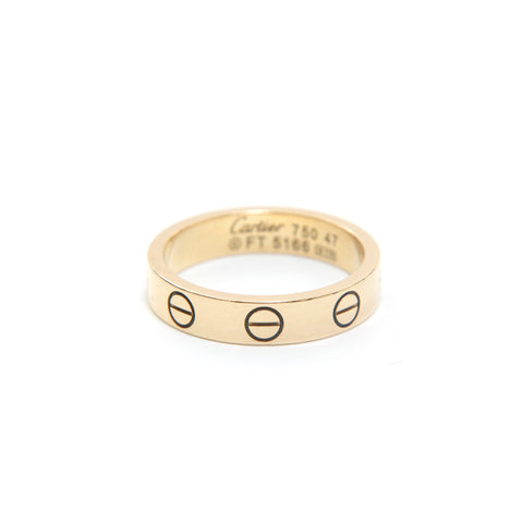 Cartier Love Ring YG 750 3.56G尺寸47尺寸8戒指金P13733