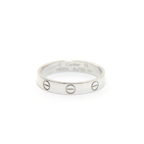 Cartier Cartier Love Ring WG 750 3.40g 55 Size No. 16 Ring / Ring Silver P13736