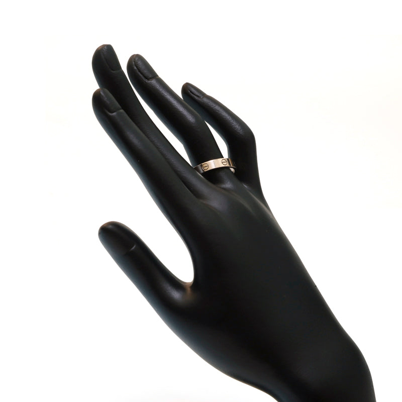 カルティエ ラブ Au750 リング サイズ17 カルティエ CARTIER ラブリング WG 750 5.52g 62サイズ 22号