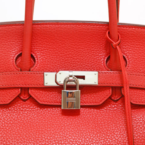 爱马仕爱马仕（Hermes Hermes Birkin）35 g手提包手提包□m -graved 2009 Trioon Lemance Bougainville P13769