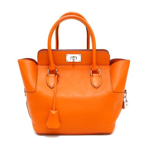 Hermes Hermes Tool Box P Handtasche Handtasche □ N Graved 2010 Swift Orange P13773