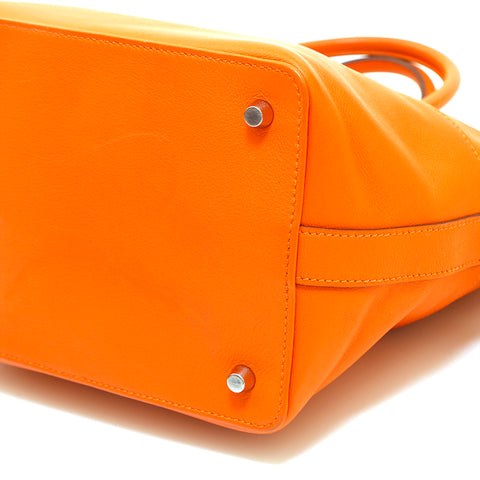 Hermes Hermes Tool Box P Handtasche Handtasche □ N Graved 2010 Swift Orange P13773