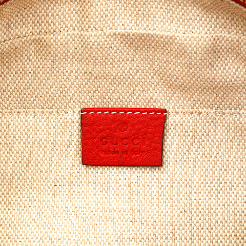 Gucci Soho Sac à bandoulière en cuir rouge P13775