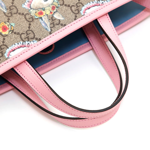 Gucci Gucci Higuchi Yuko Child Objektiv 2way Umhängetasche GG Sprem Pink X Braun P13788