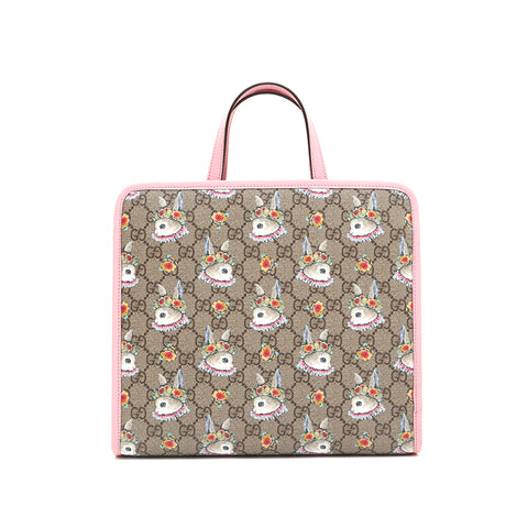 Gucci Gucci Higuchi Yuko Child Objektiv 2way Umhängetasche GG Sprem Pink X Braun P13788