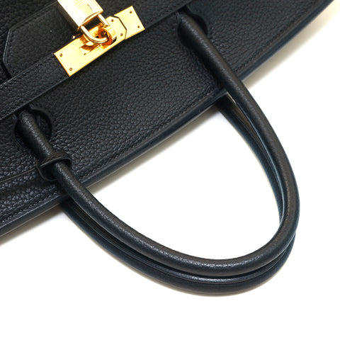 Hermes Birkin bag 40 Black Togo leather Gold hardware