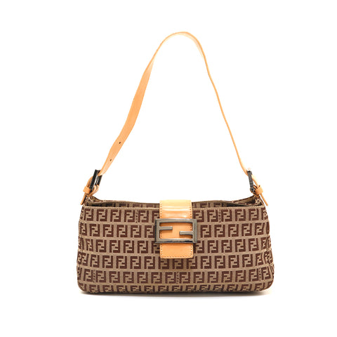 フェンディ FENDI ズッキーノ ハンドバッグ ベージュ P13808