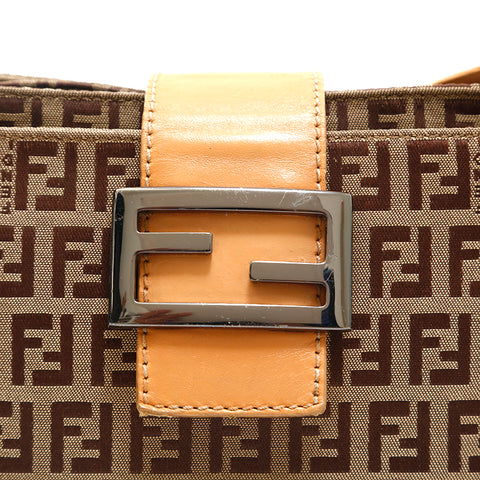 Fendi Fendi Zucchino手袋米色P13808