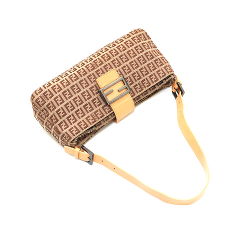 Fendi Fendi Zucchino手袋米色P13808