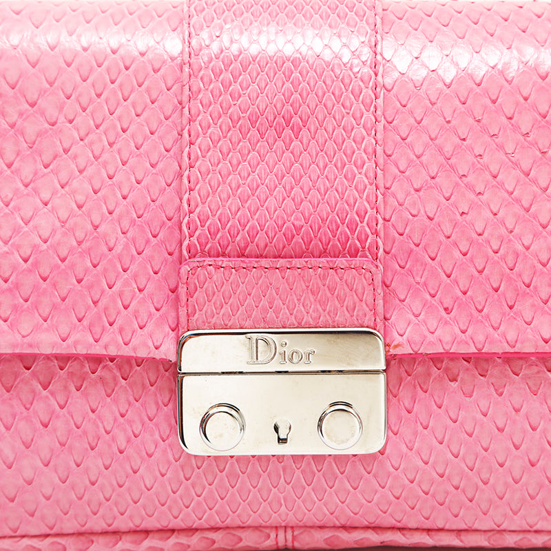 クリスチャンディオール Christian Dior ロゴ エキゾチックレザー