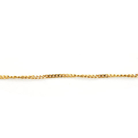 Chanel Matelasse Coco Mark Necklace Gold Plated Men's
