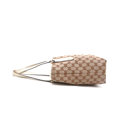 Gucci gucci gg canvas tte bag braun p13867