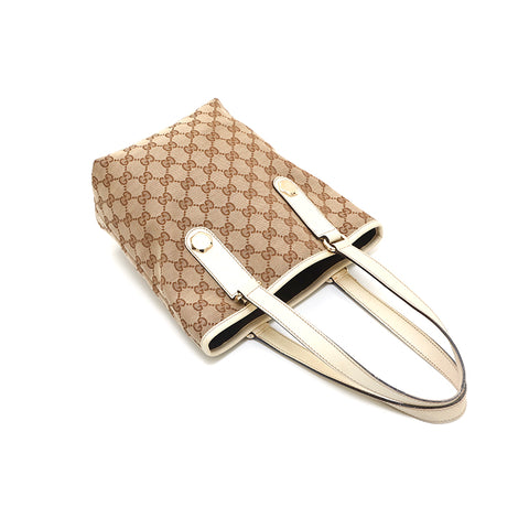 Gucci gucci gg canvas tte bag braun p13867