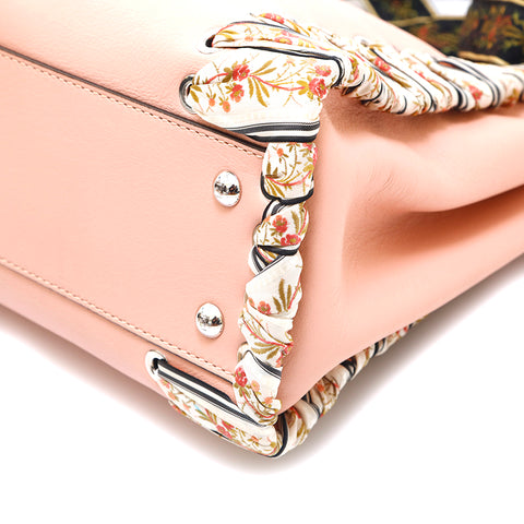 Fendi ミニピーカブー　ナッパレザー　ウール　ムートン　ファーバッグ　ピンク正規品です型番あります