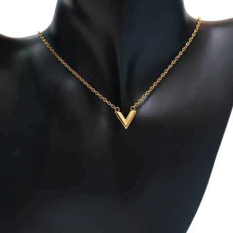 LV Volt Upside Down Pendant, White Gold And Diamonds - Jewelry - Categories  | LOUIS VUITTON ®