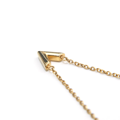 Louis Vuitton Essential V Necklace - Shop cnjpvintage Necklaces